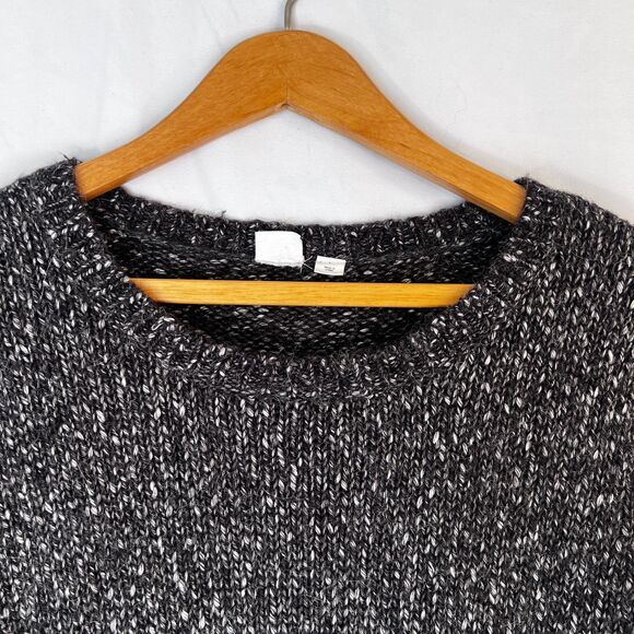 GAP Soft Cable Knit Tunic Longline Legging Sweater Side Slits Size Large Neutral - Picture 3 of 9